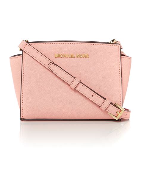 michael kors handbags pink and black|michael kors crossbody pink bag.